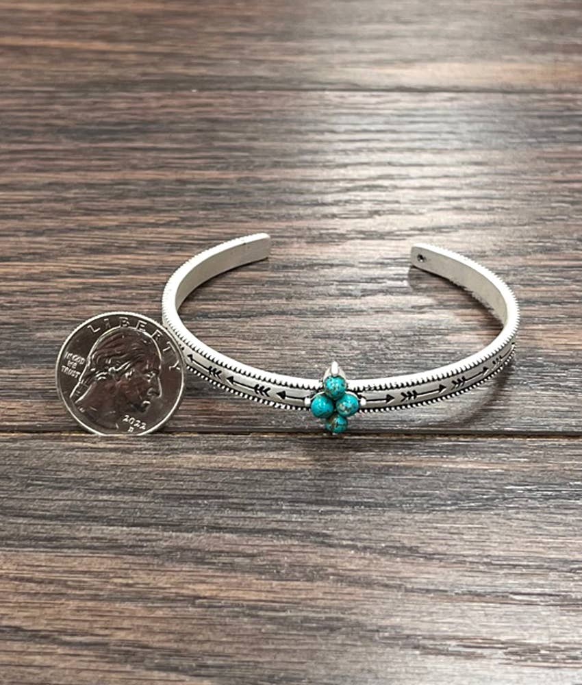 711356, Turquoise Cuff Bracelet