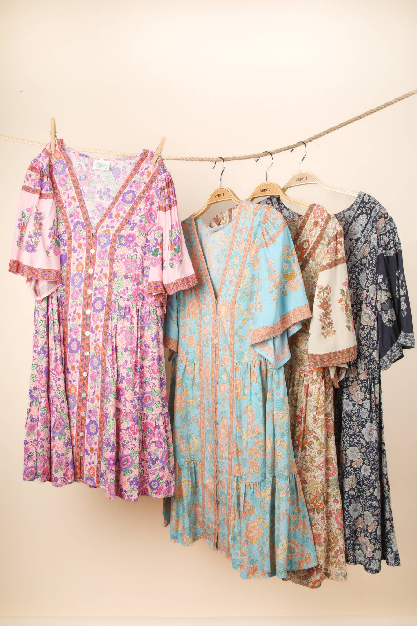 Shirring Detail Printed Woven Mini Dress