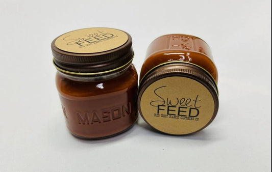 Candle RDR Sweet Feed Horse Feed Mason Jar Candle