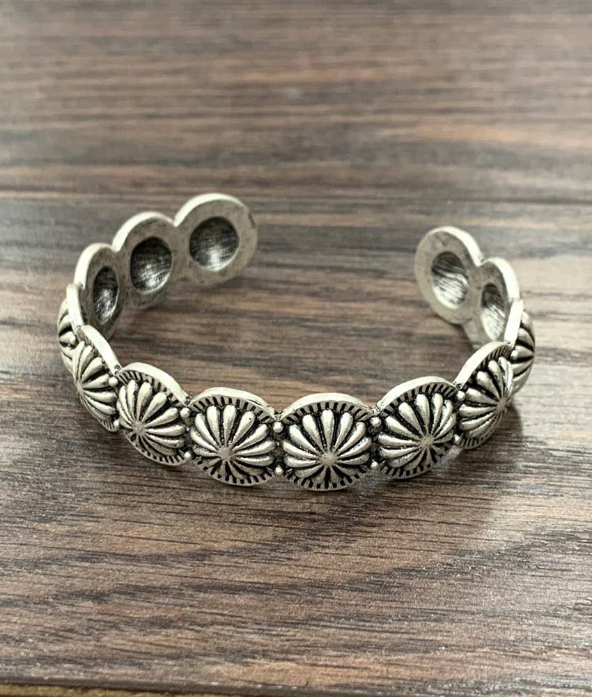 711109, Boho Concho Cuff Bracelet