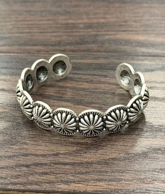 711109, Boho Concho Cuff Bracelet