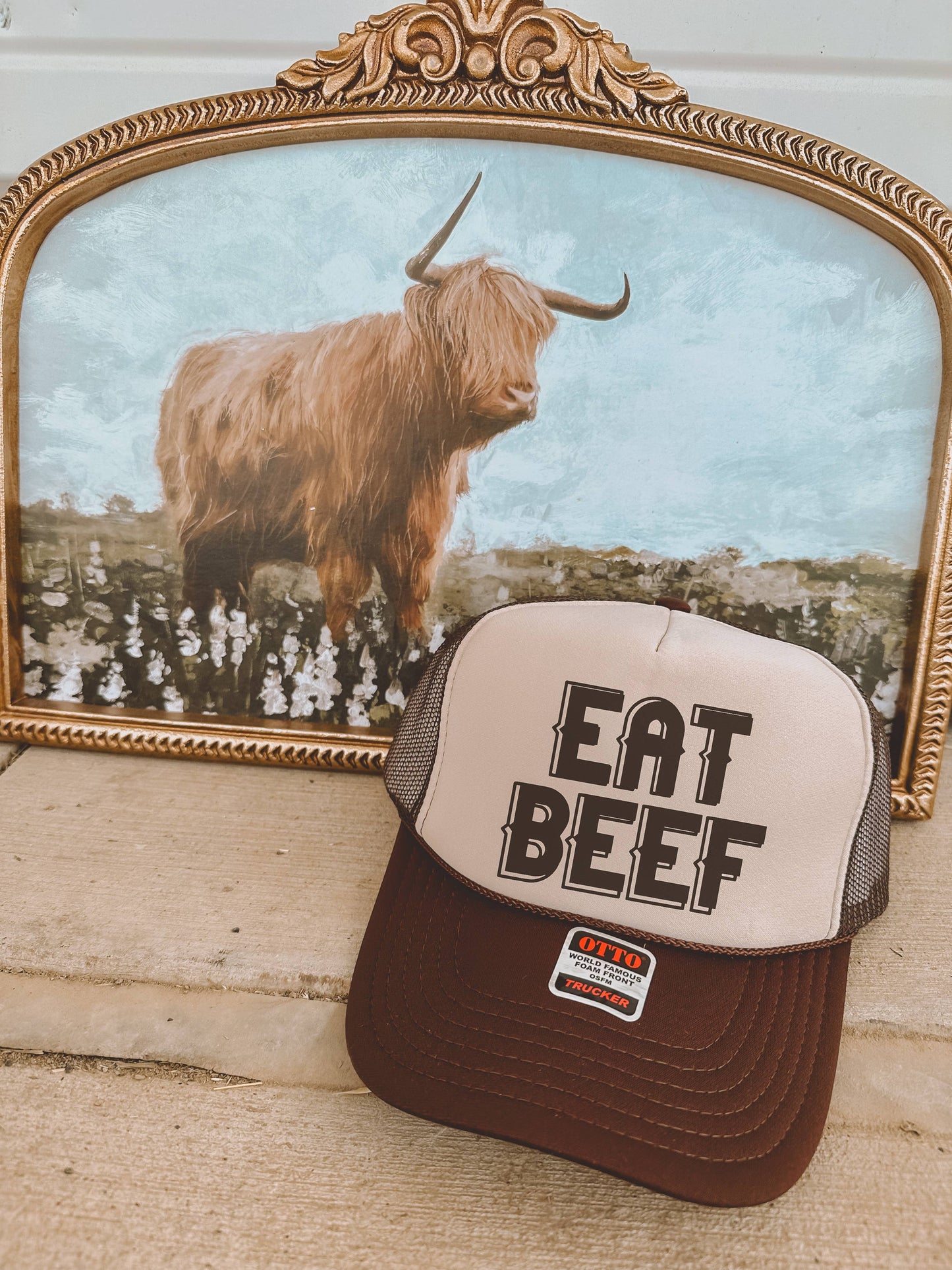Eat Beef Trucker Cap