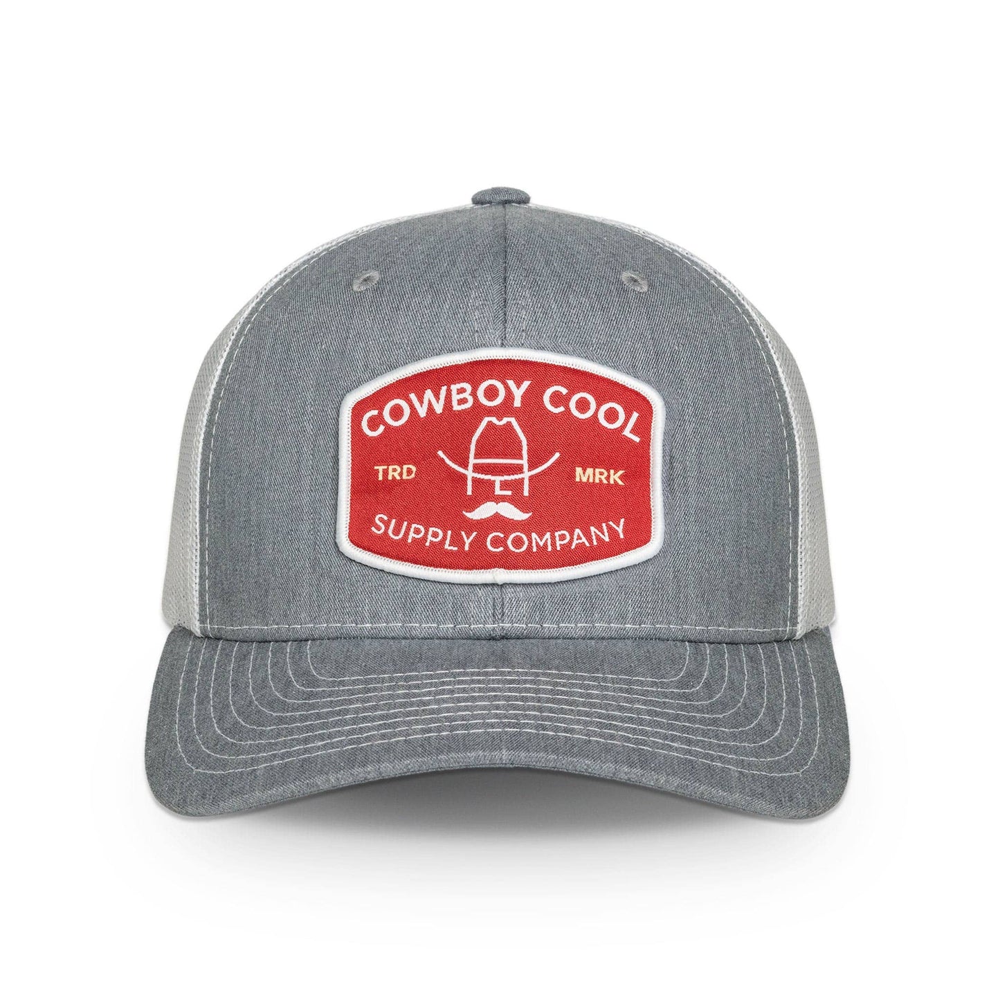 The Buckle Hat - Heather Grey/White Mesh