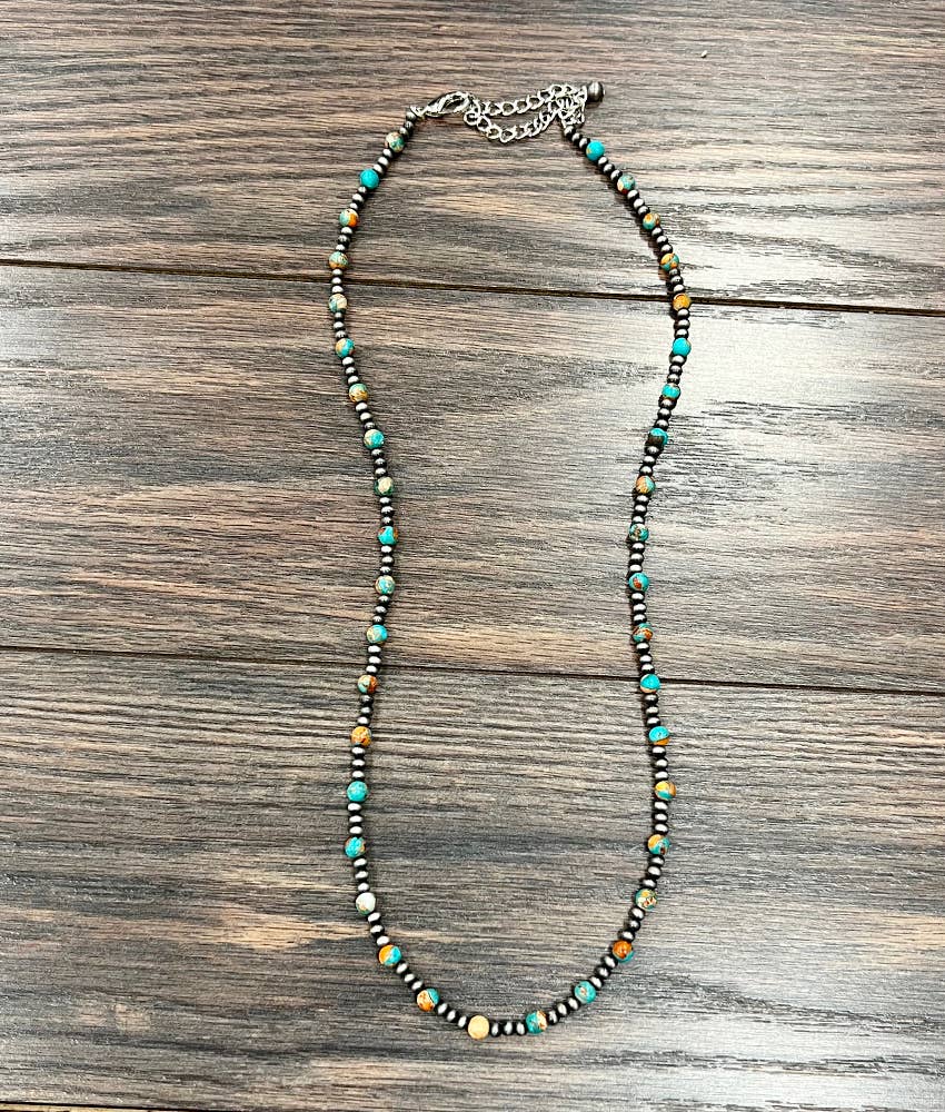 Handmade Navajo Gemstone Necklace