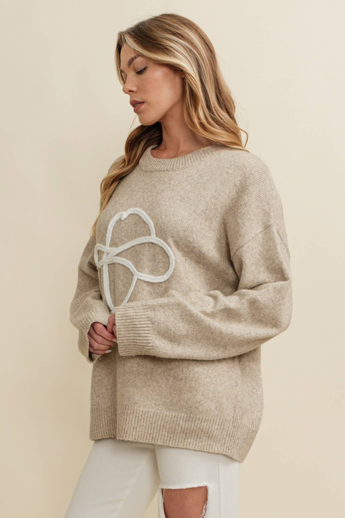 COWBOY OUTLINE SWEATER