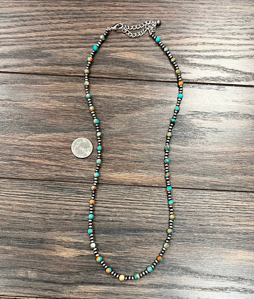 Handmade Navajo Gemstone Necklace