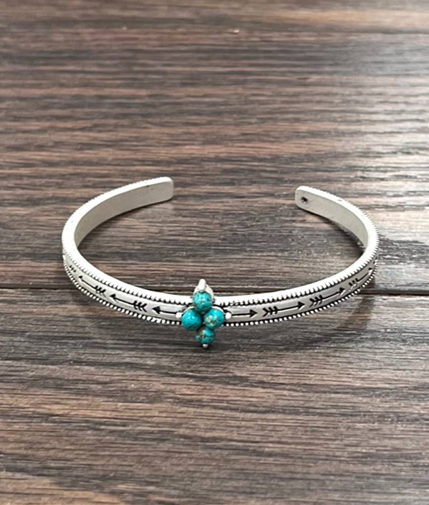 711356, Turquoise Cuff Bracelet