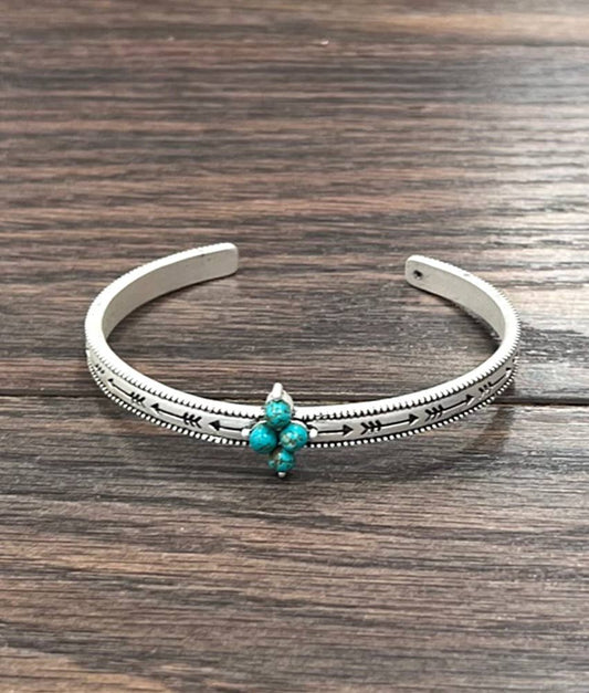 711356, Turquoise Cuff Bracelet