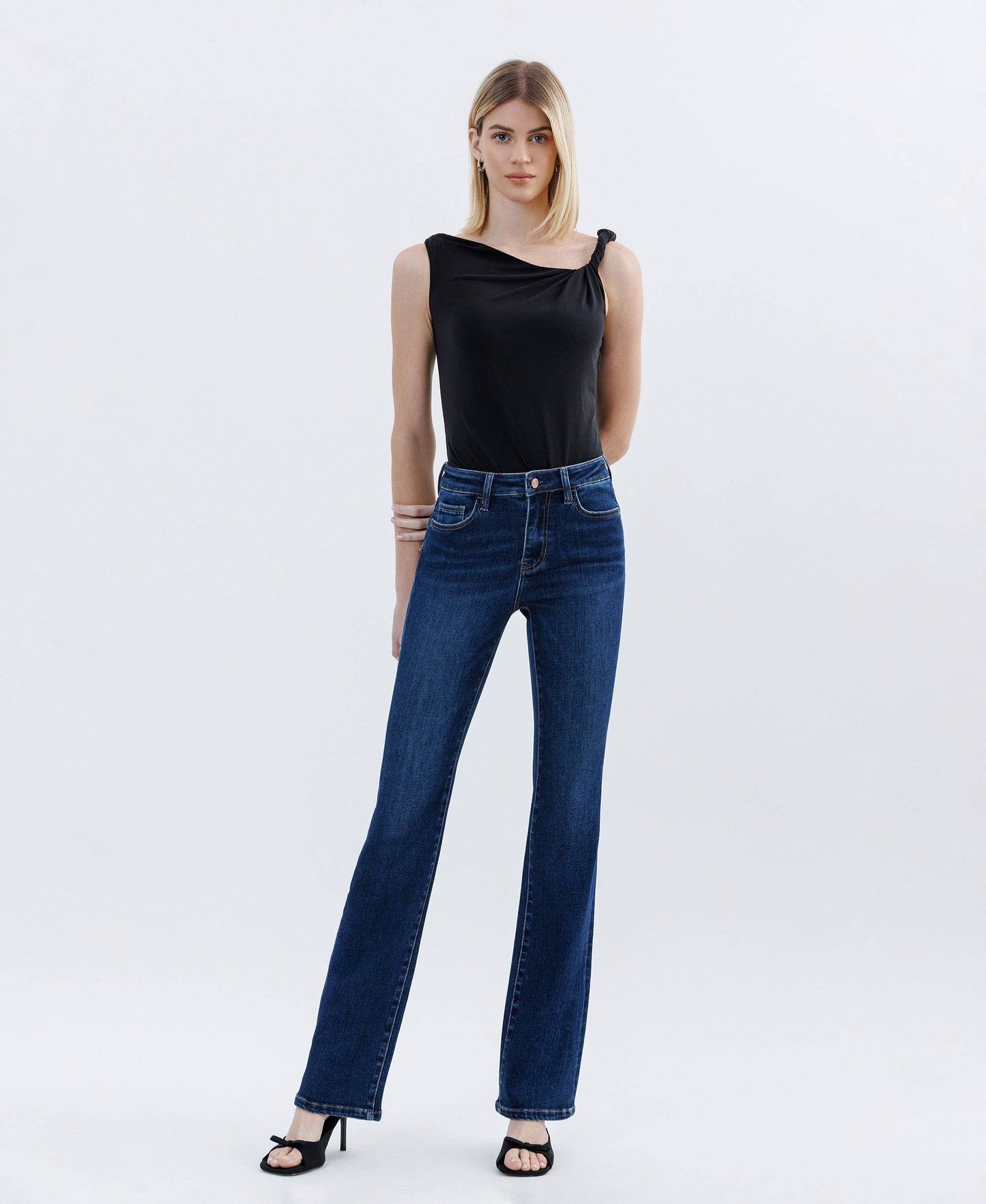 Tummy Control High Rise Bootcut Jean