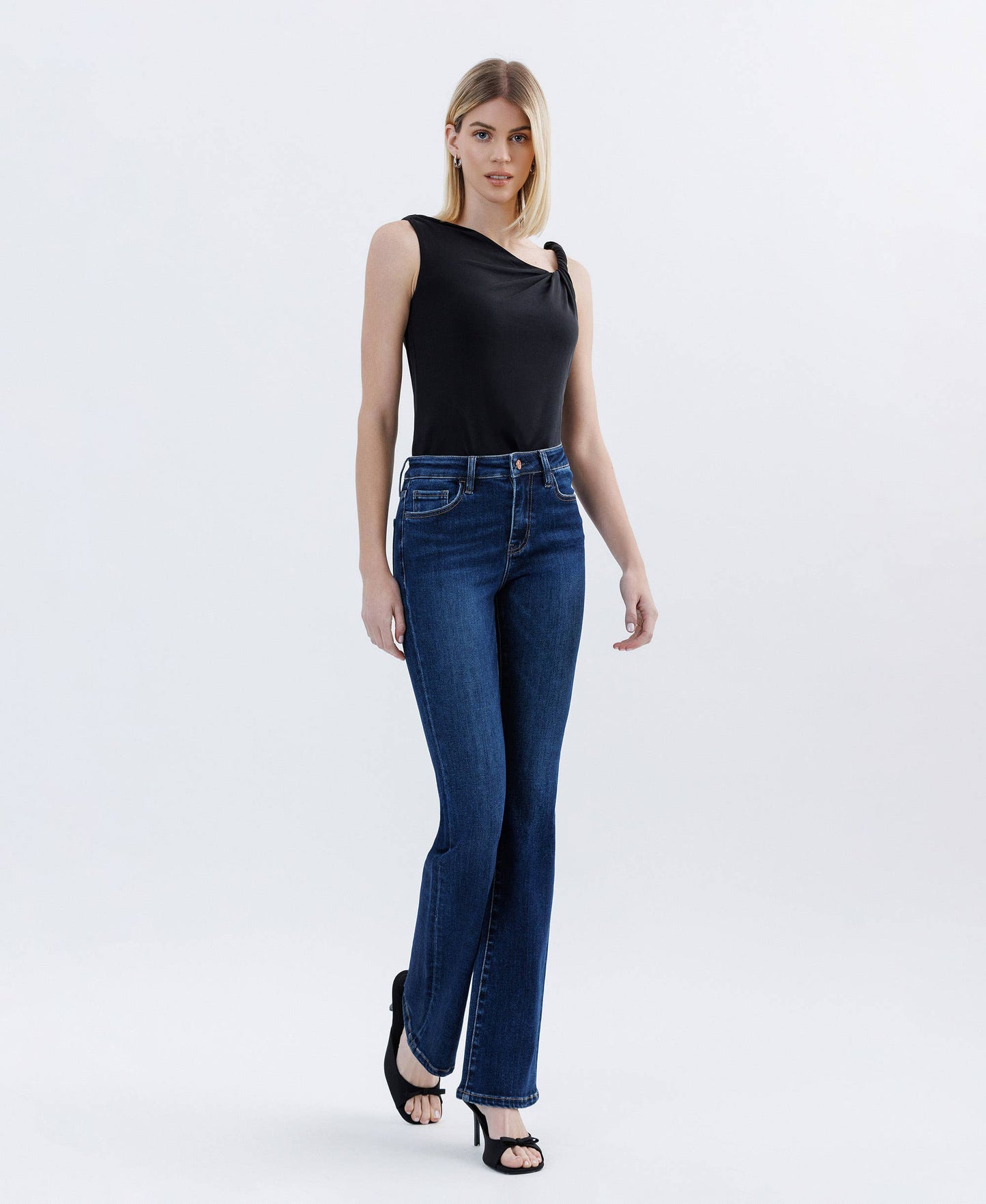 Tummy Control High Rise Bootcut Jean