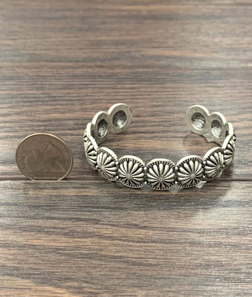 711109, Boho Concho Cuff Bracelet